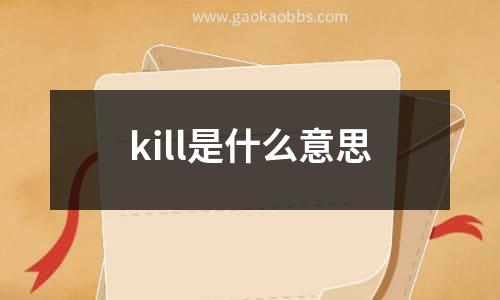 kill是什么意思