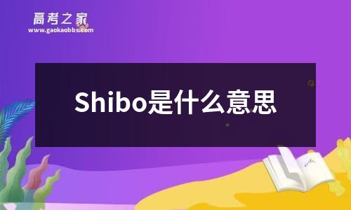 shibo是什么意思