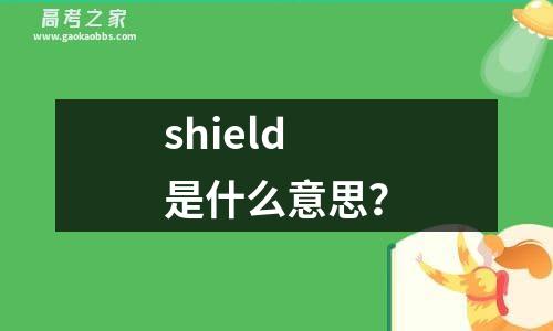 shield是什么意思？